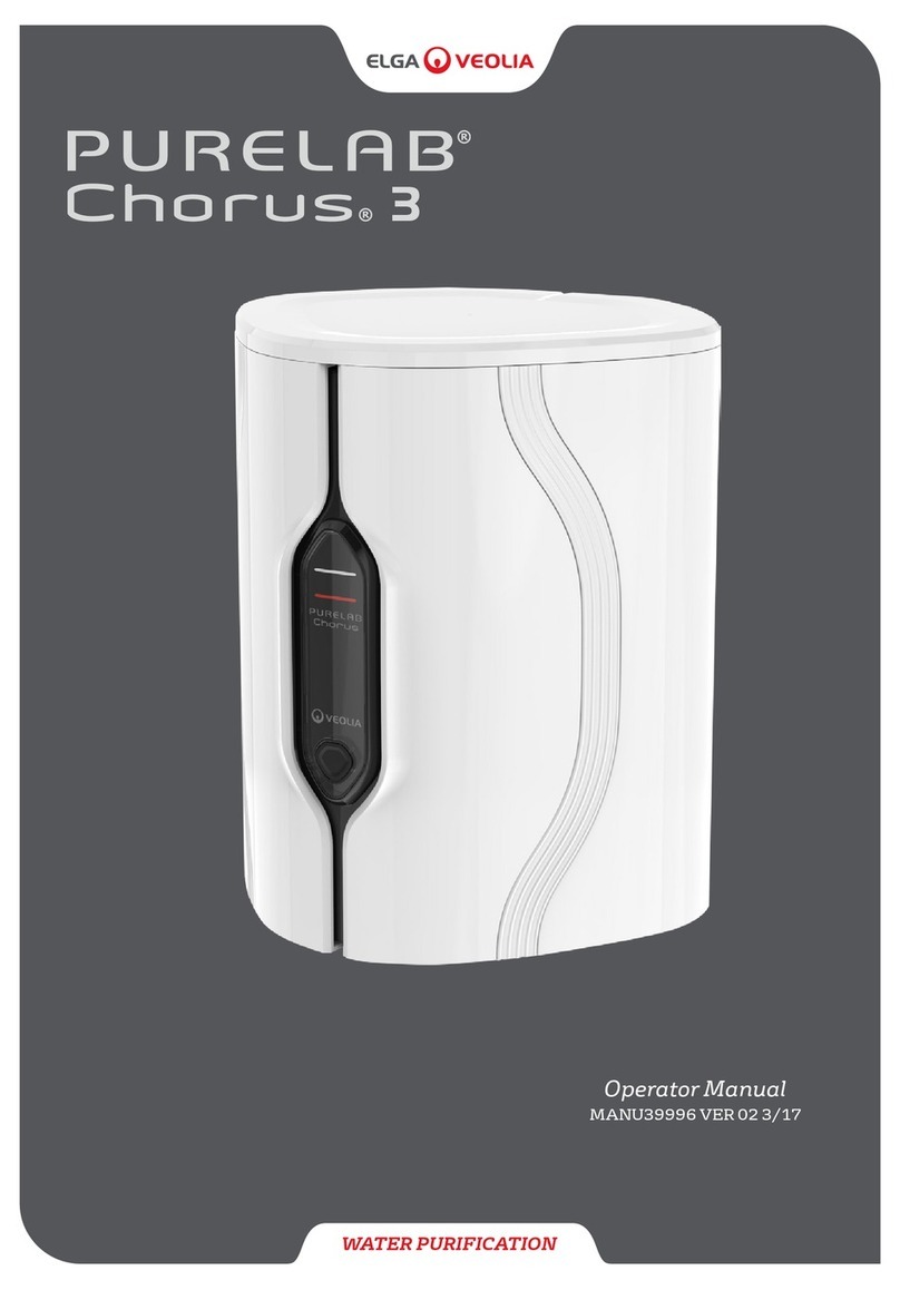 ELGA PURELAB Chorus 3 Operator's manual