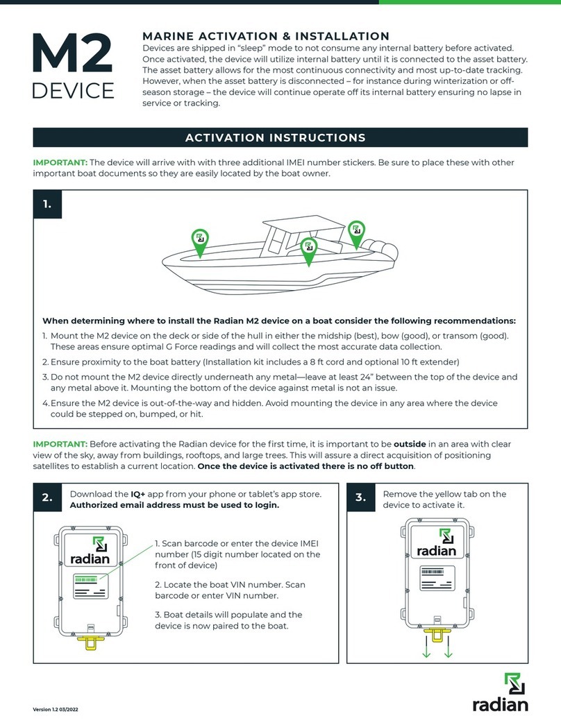 Radian M2 User manual