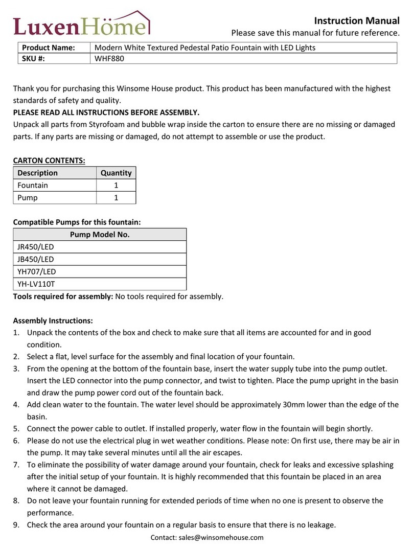 LuxenHome WHF880 instruction manual