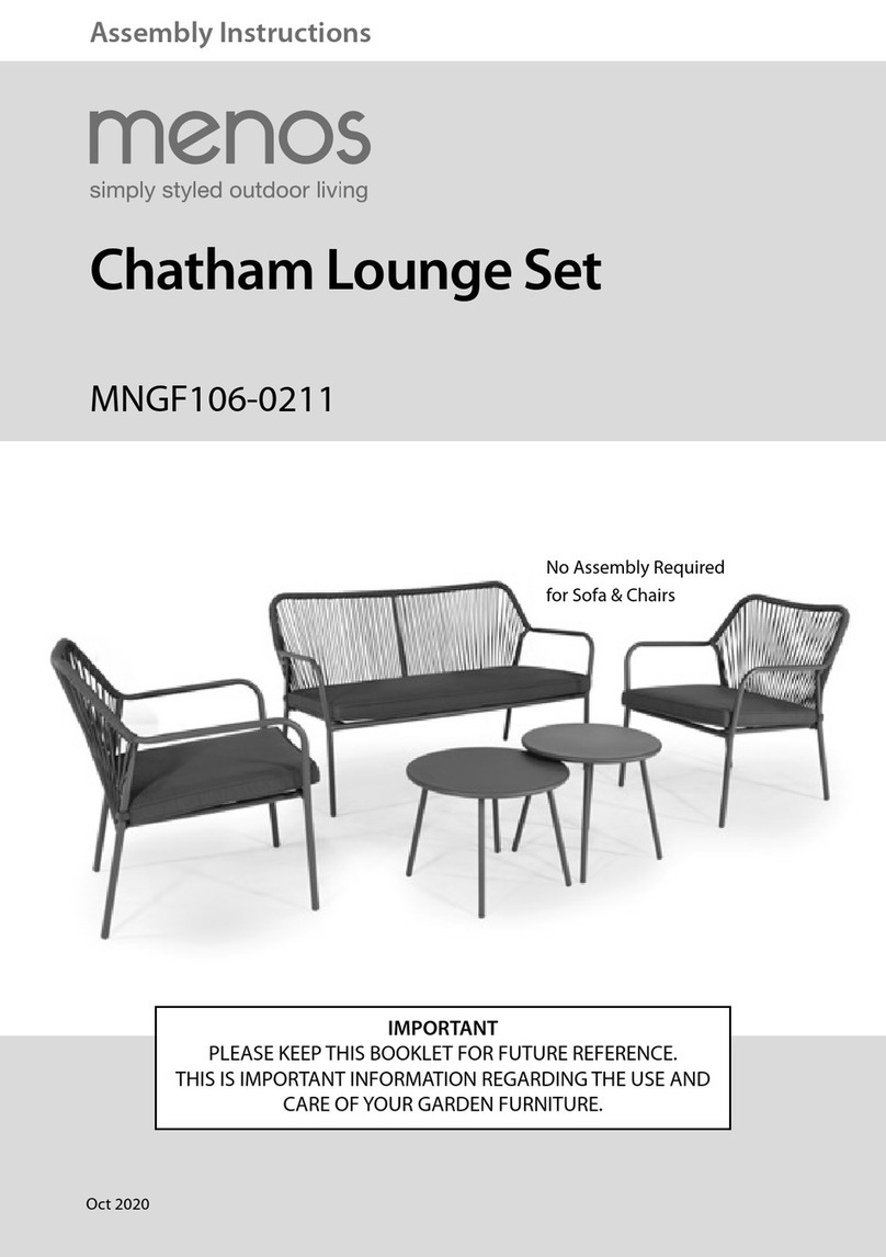 MenoShop Chatham MNGF106-0211 Assembly instructions