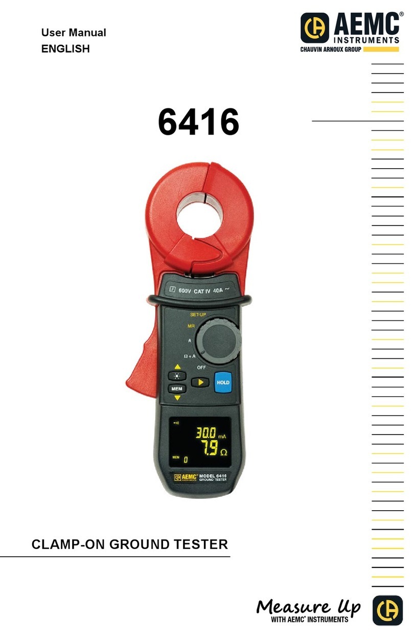 AEMC instruments 6416 User manual