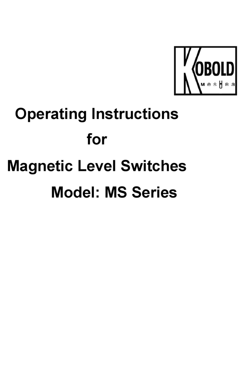 Kobold MS Series operating instructions