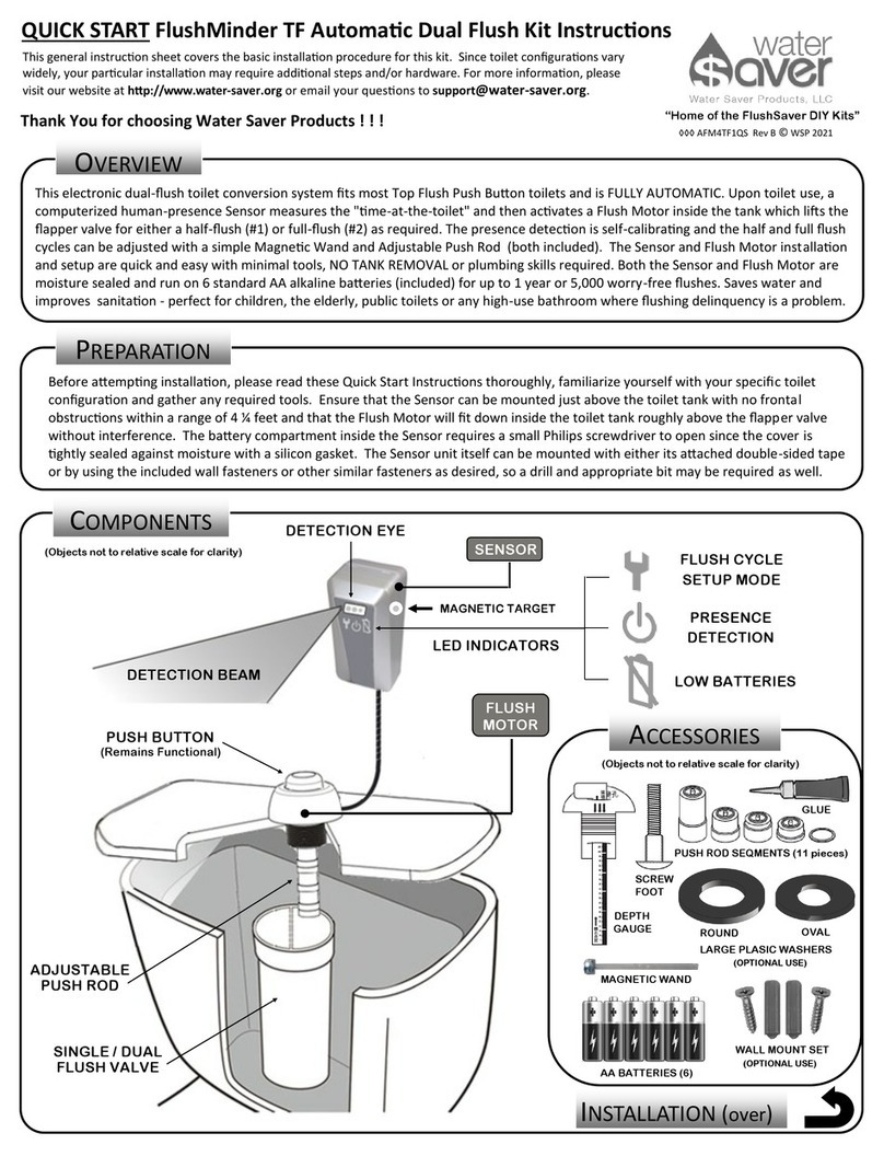 water saver FlushMinder TF quick start