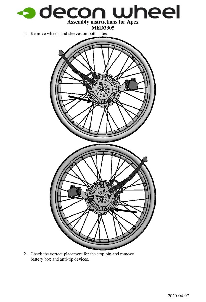 Decon wheel Apex User manual