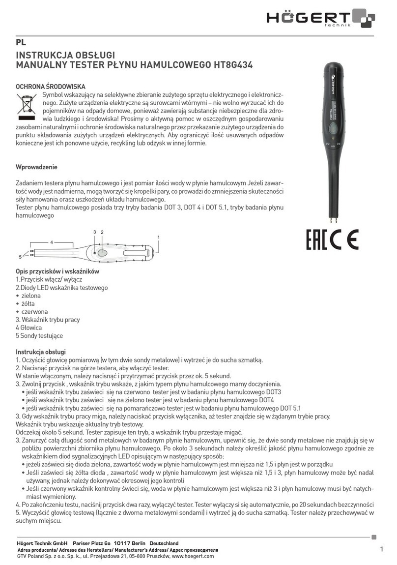 HOGERT HT8G434 User manual