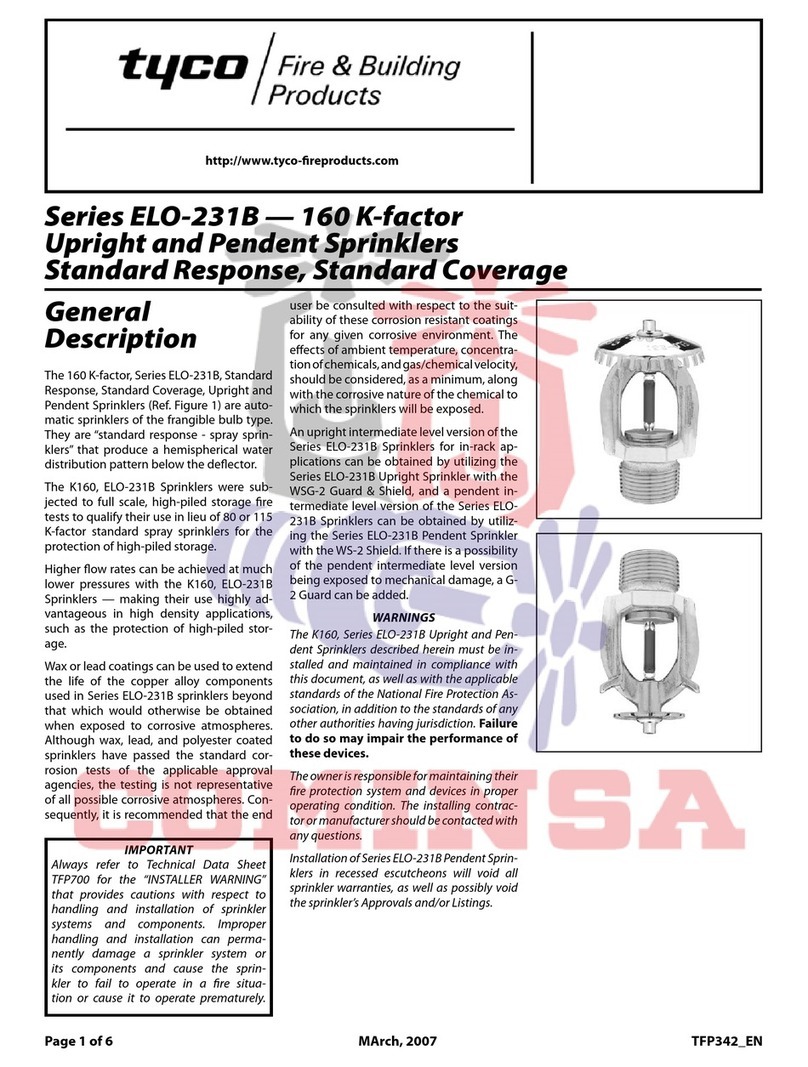 Tyco ELO-231B Series User manual