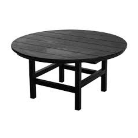 Pawleys Island ROUND COFFEE TABLE instructions