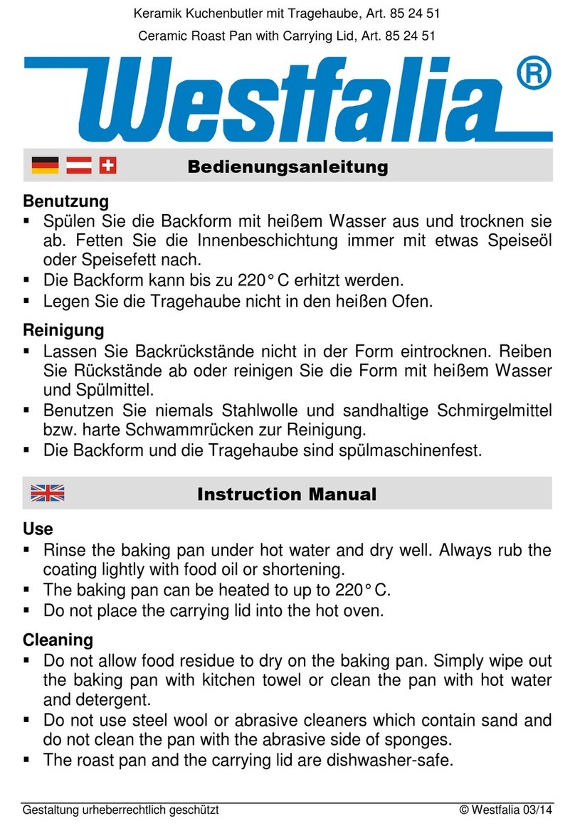 Westfalia 85 24 51 instruction manual