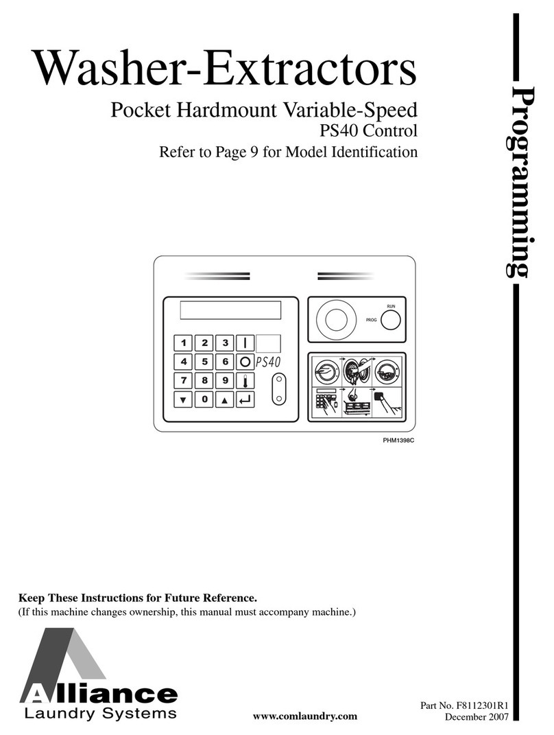 Alliance Laundry Systems CP040PMN1 User manual