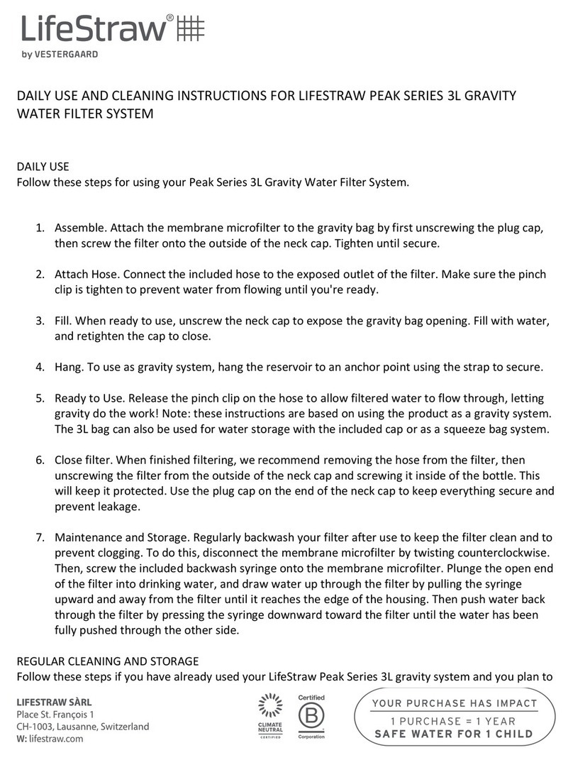 Vestergaard LifeStraw PEAK Series Configuration guide