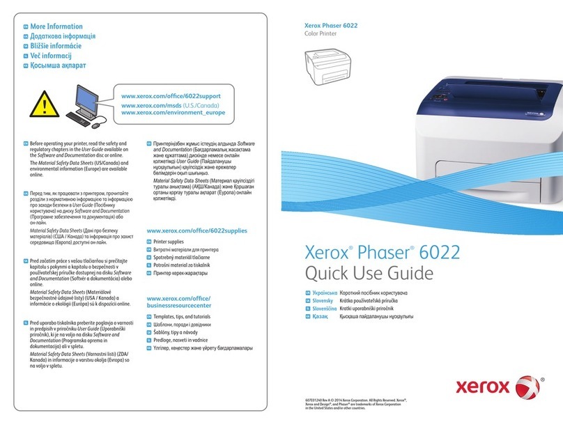 Xerox Phaser 6022 Operating manual