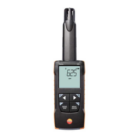 TESTO 535 instruction manual