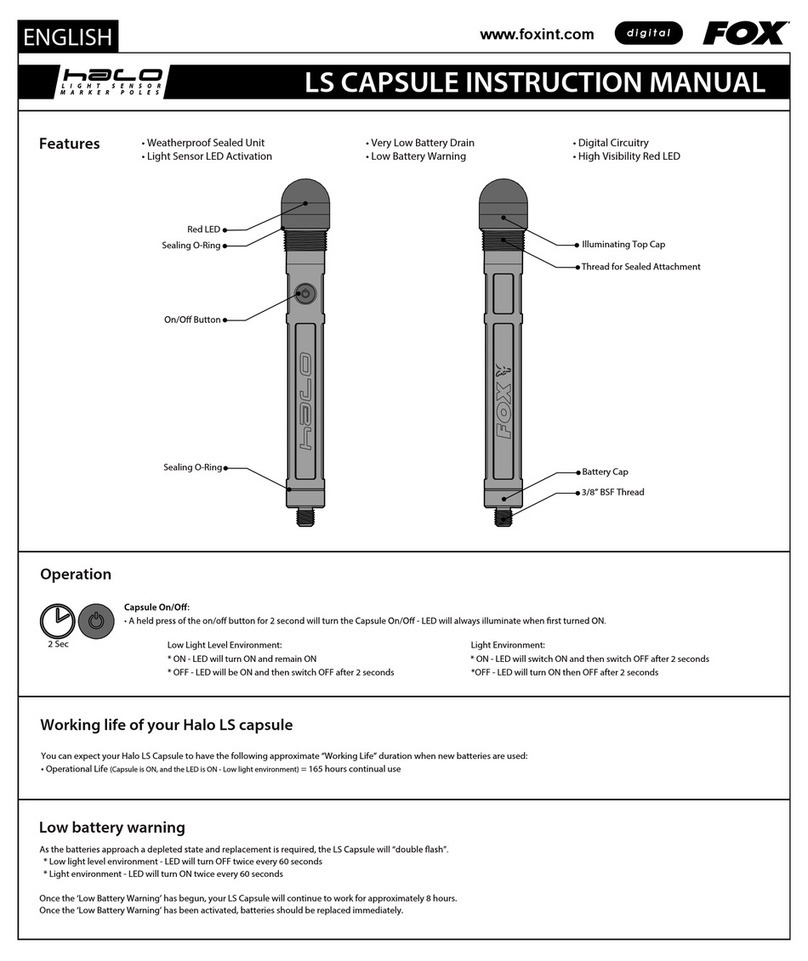 Fox halo LS CAPSULE CEI200 instruction manual