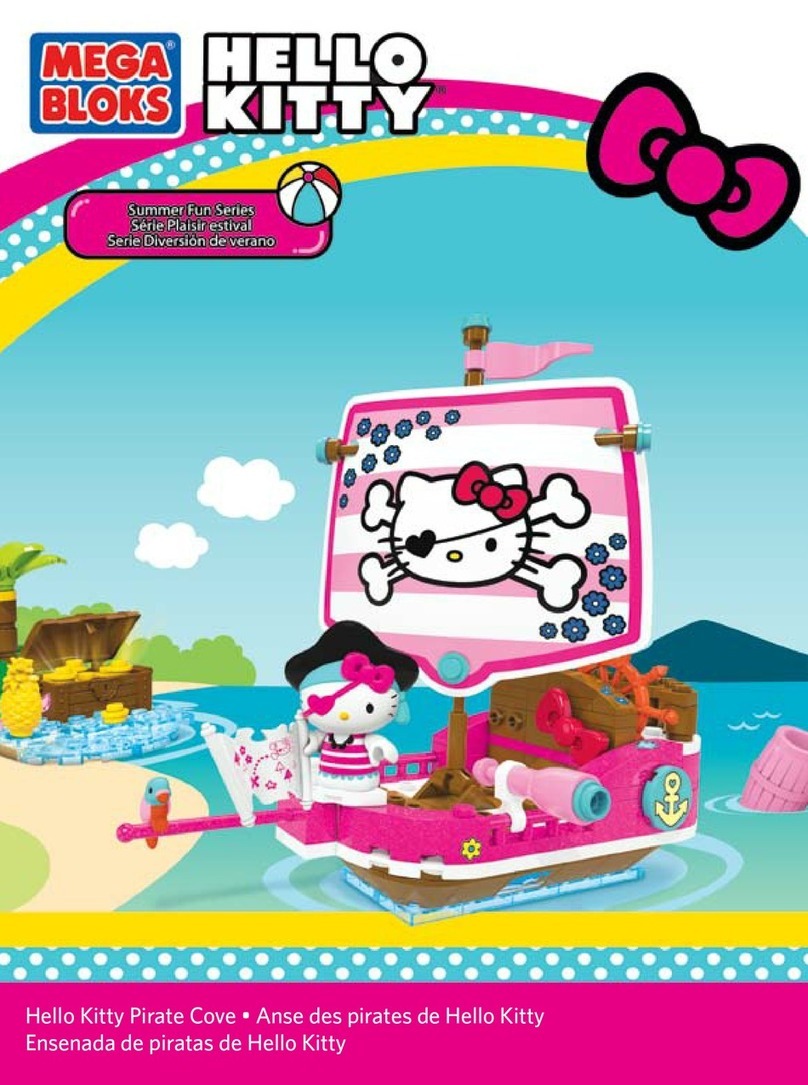 Mega Bloks Hello Kitty Pirate Cove manual