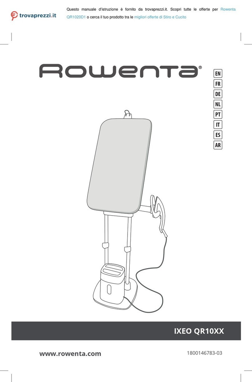 Rowenta IXEO QR10 Series User manual