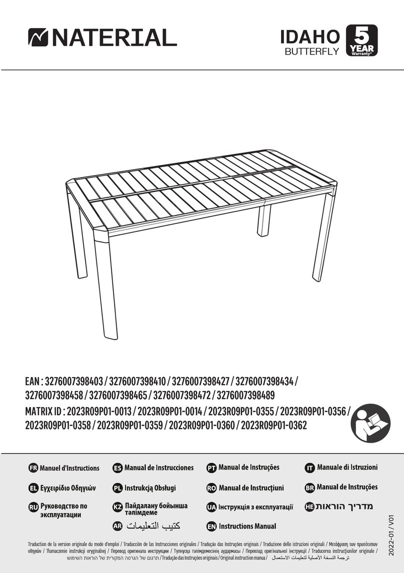 Naterial IDAHO BUTTERFLY 2023R09P01-0013 instruction manual