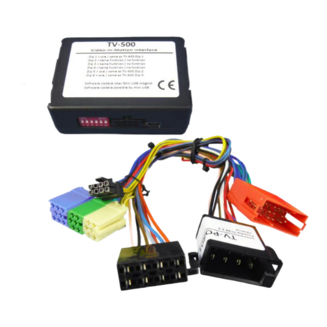 Car-Interface TV-Free CI-TF-PCM21 User manual Car-Interface TV-Free CI-TF-PCM21 User manual