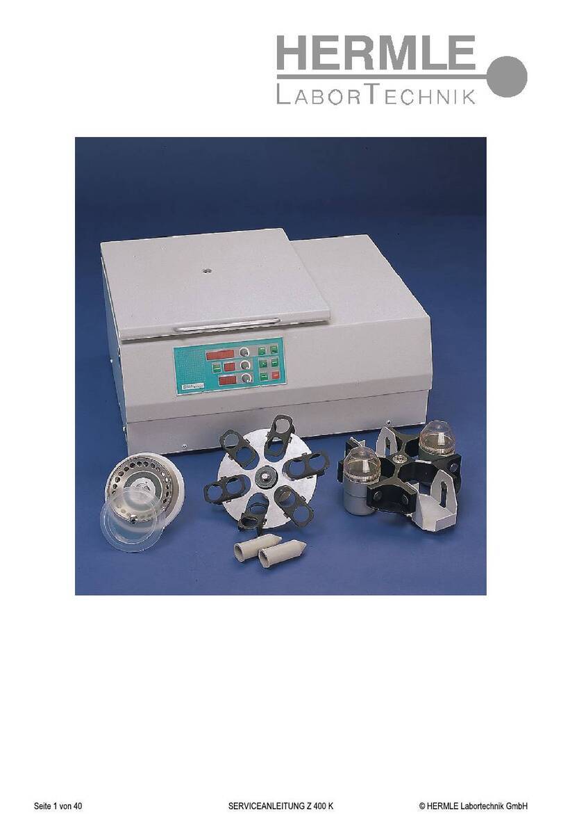 Hermle Z 400 K Service instructions