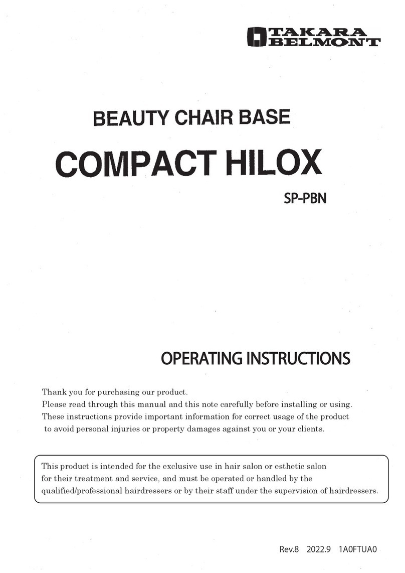 Takara Belmont Compact Hilox SP-PBN operating instructions Takara Belmont Compact Hilox SP-PBN operating instructions