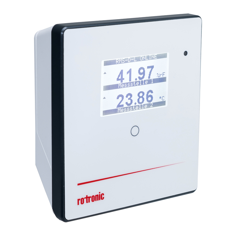 Rotronic RMS-D-L User manual