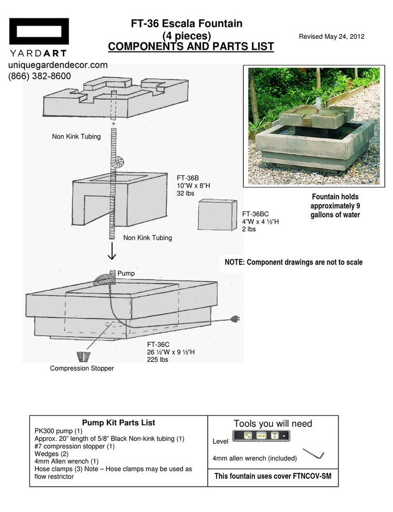 YARDART FT-36 User manual