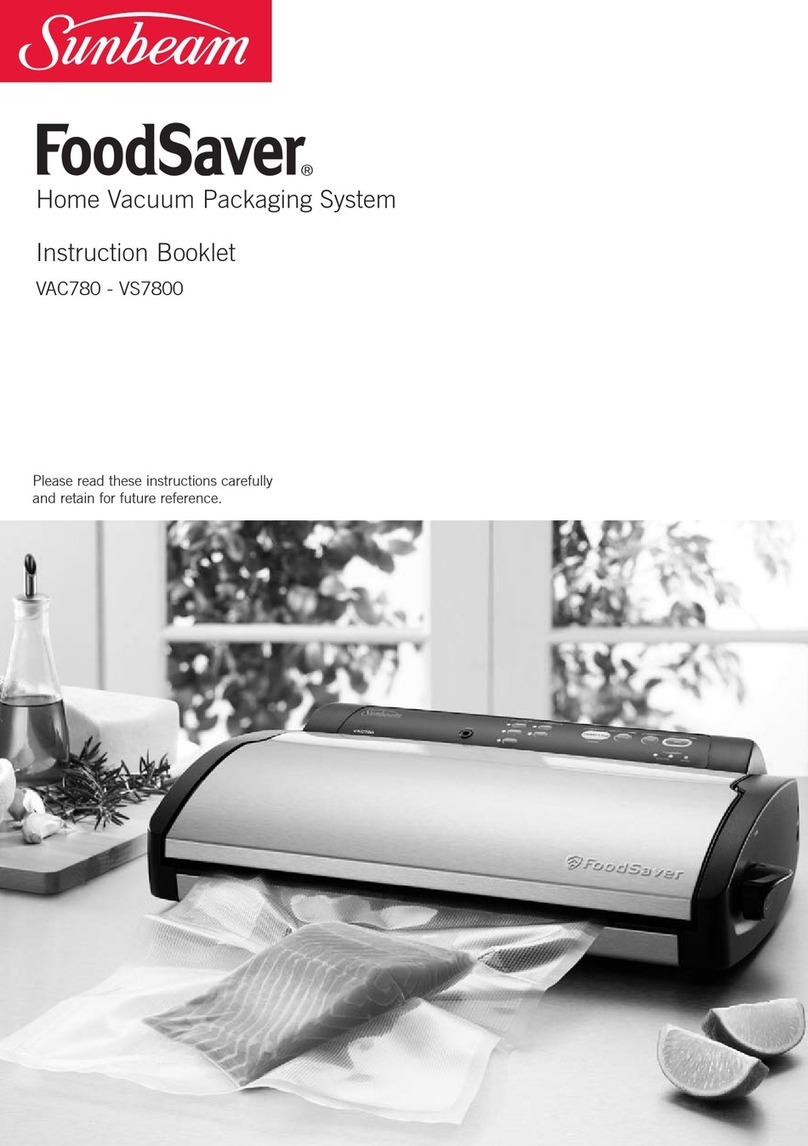 Sunbeam FoodSaver VAC780 User manual
