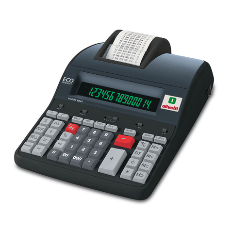 Olivetti LOGOS 904T User manual Olivetti LOGOS 904T User manual