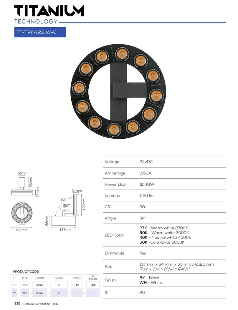 Titanium TT-TRK-12X1W-C User manual