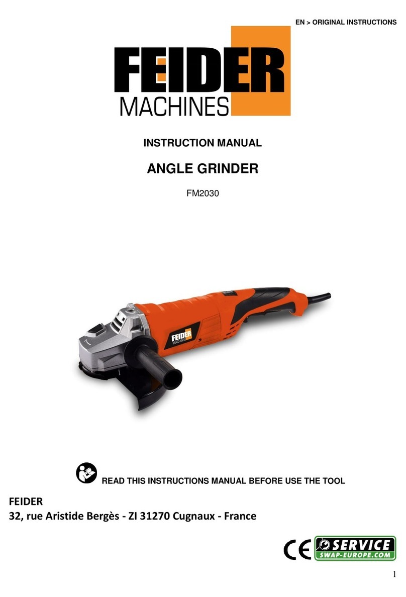 Feider Machines FM2030 instruction manual