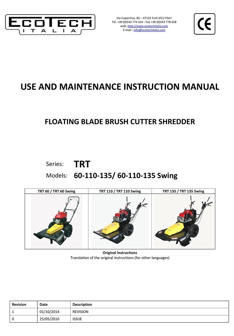 Ecotech TRT Series Use and maintenance instruction manual