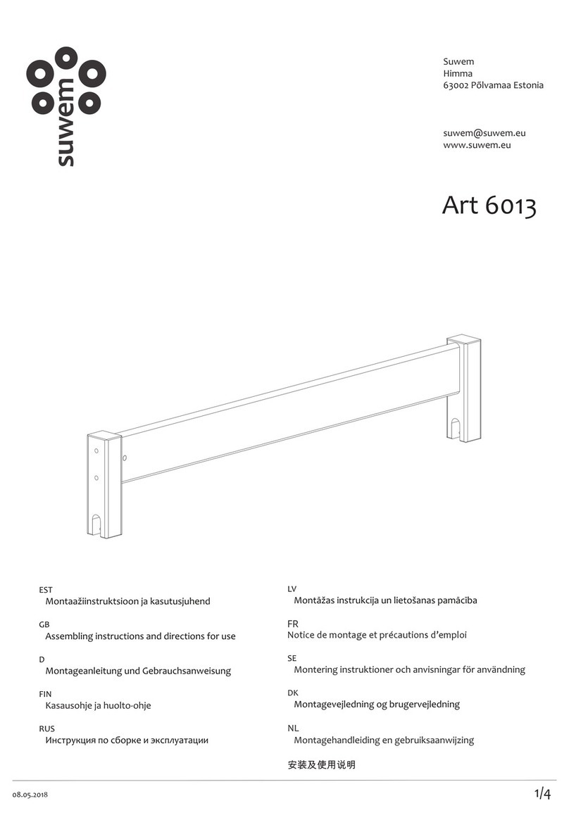 suwem 6013 Assembly instructions and directions for use