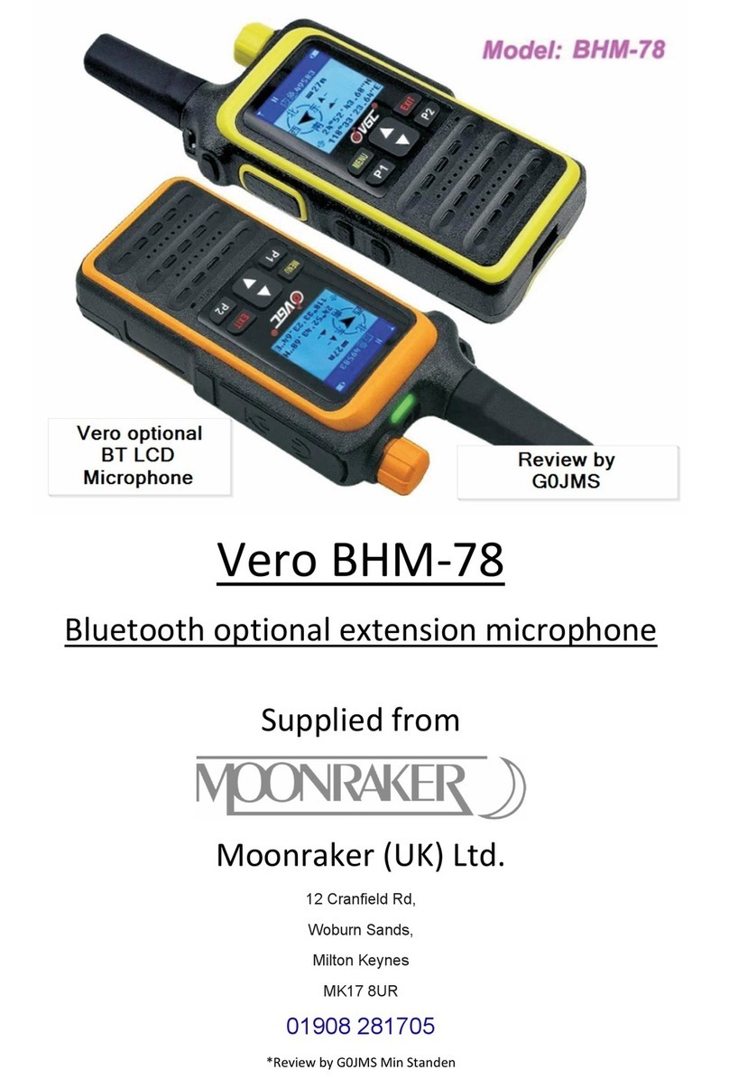 Moonraker BHM-78 quick start guide