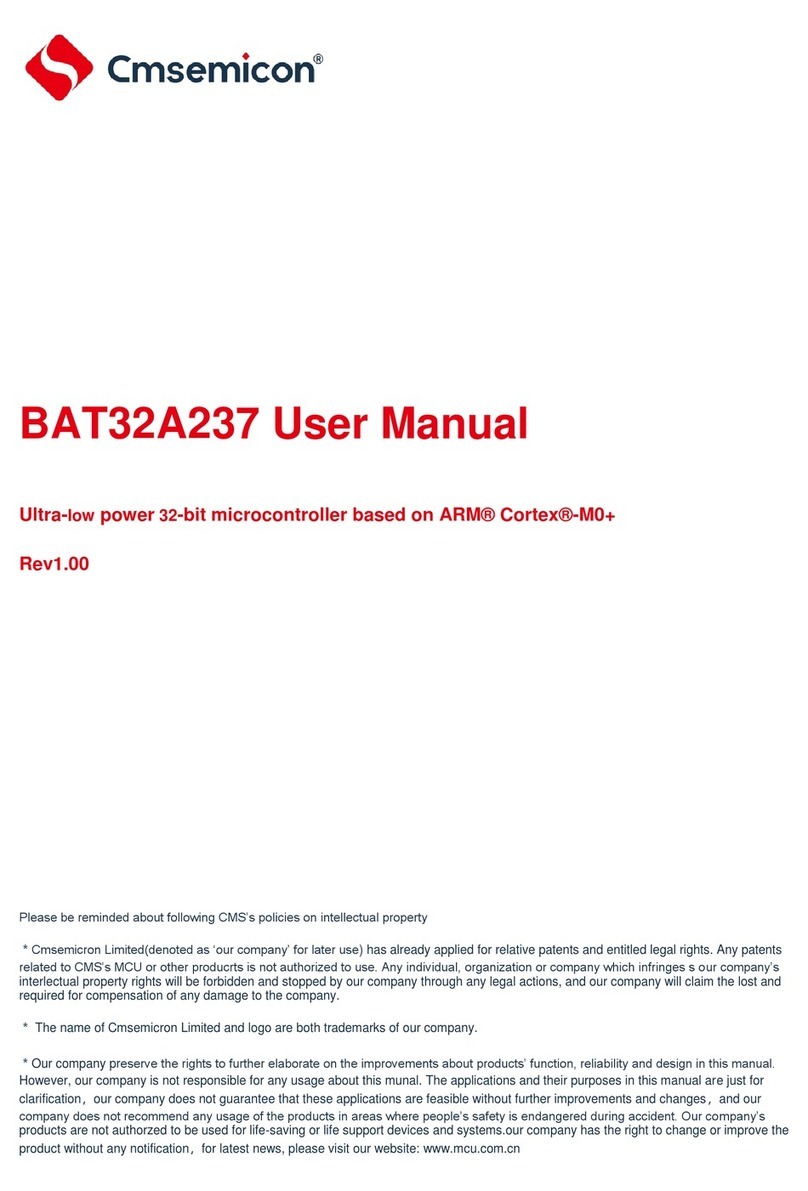 Cmsemicon BAT32A237 User manual