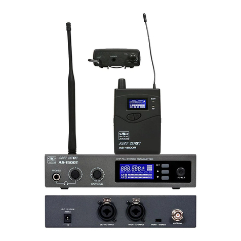 Galaxy Audio ANY SPOT AS-1500 user manual