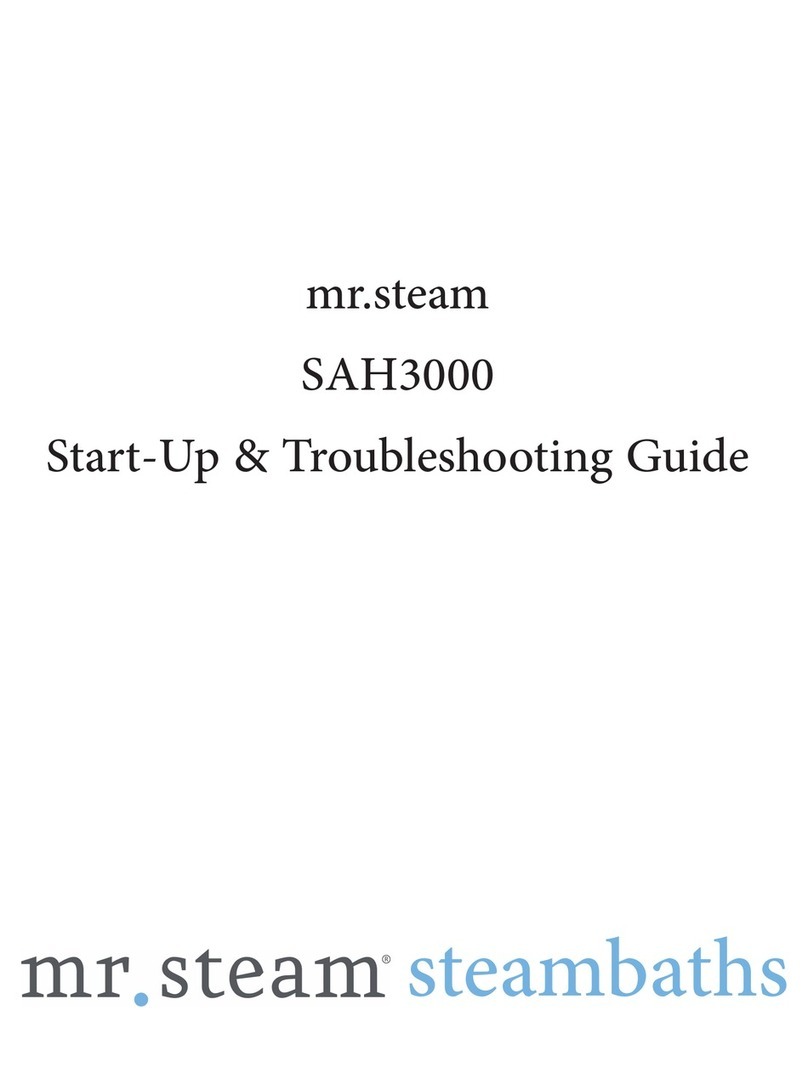 mr. steam Steam@home SAH3000 quick start guide