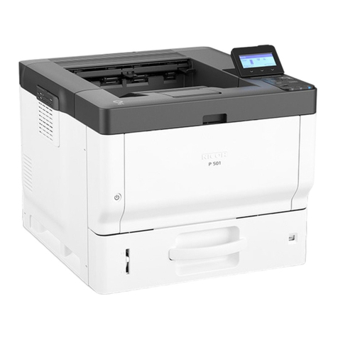 Ricoh P 501 User manual