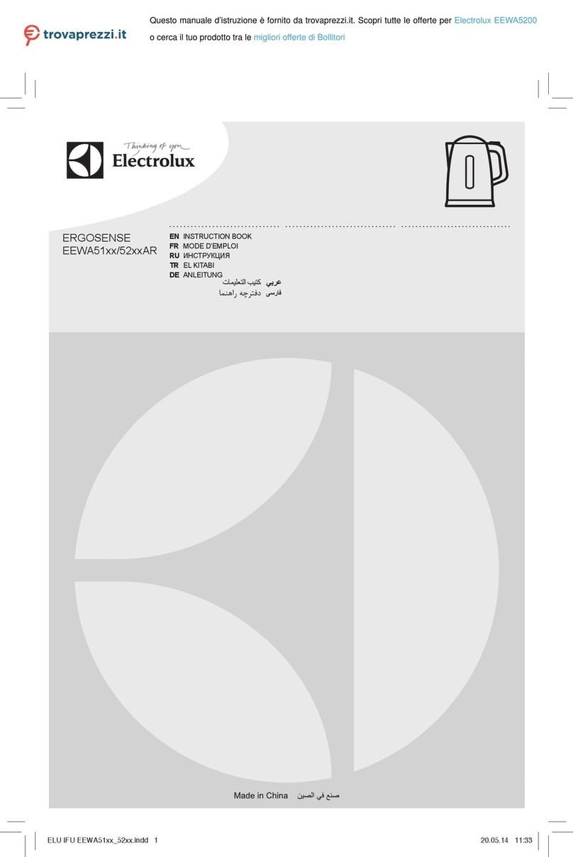 Electrolux EEWA51 AR Series User manual