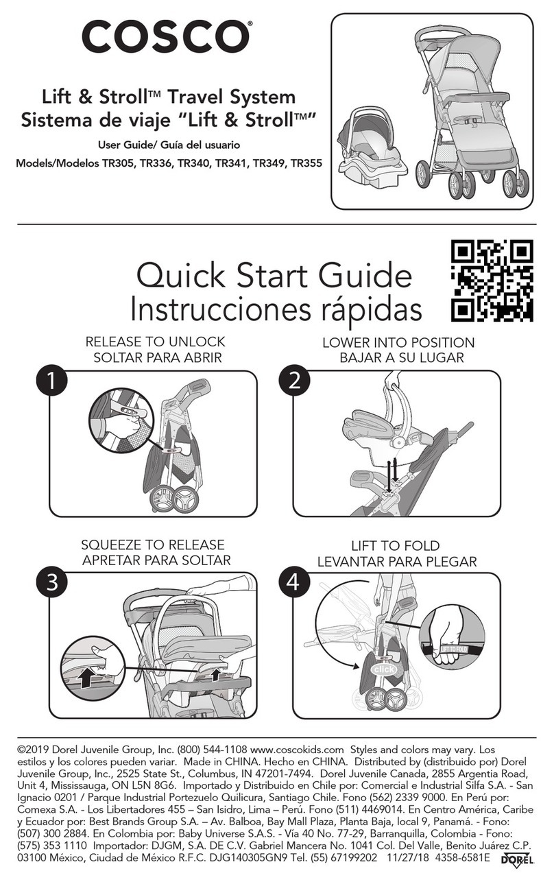 Cosco TR340 user guide
