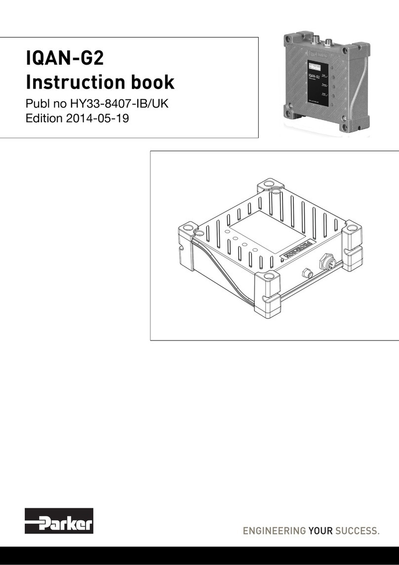 Parker IQAN-G2 Instruction book