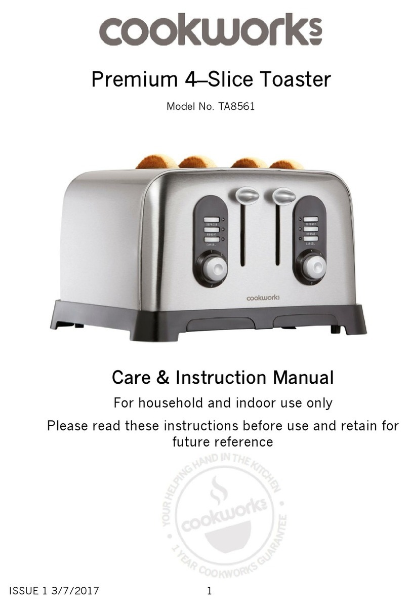 Cookworks TA8561 Care & instruction manual