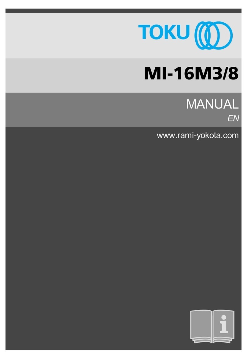 Toku MI-16M3/8 User manual