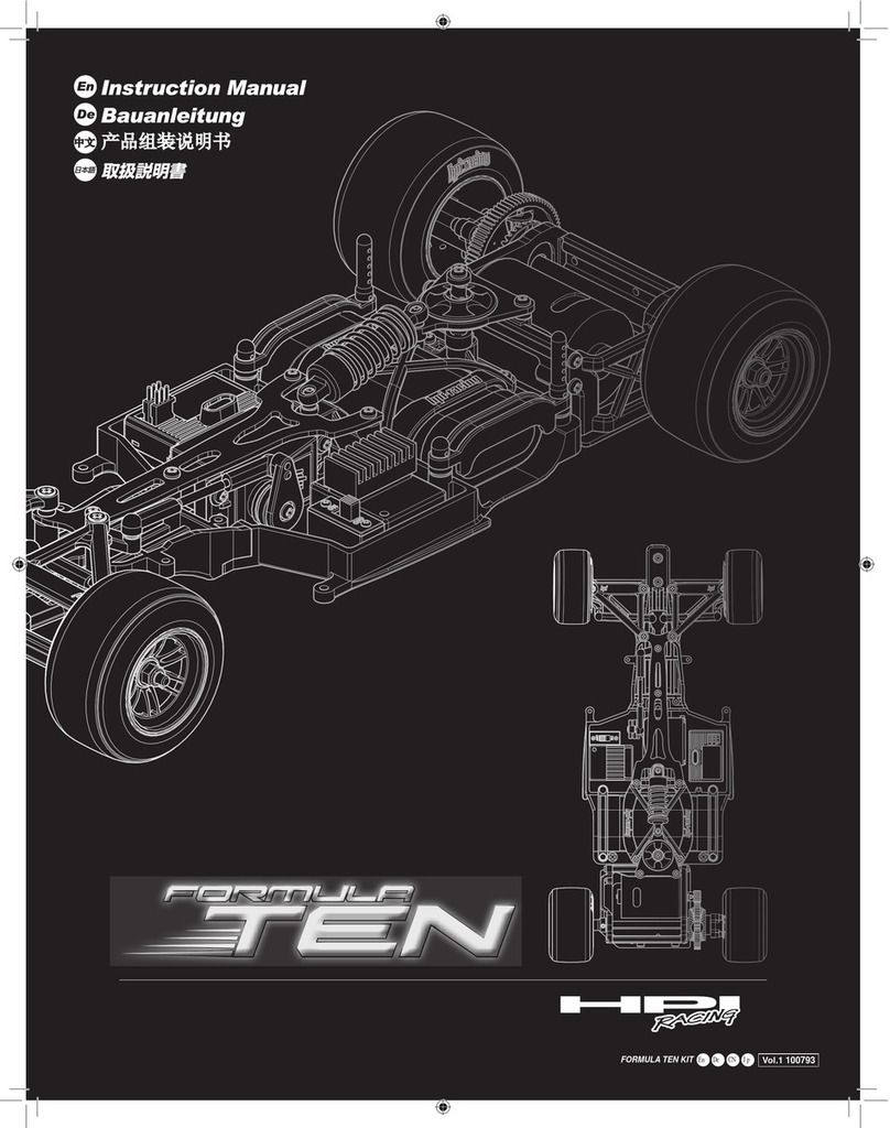 HPI Racing Formula TEN instruction manual