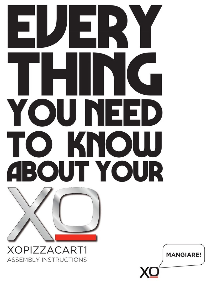 Xo XOPIZZACART1 Assembly instructions