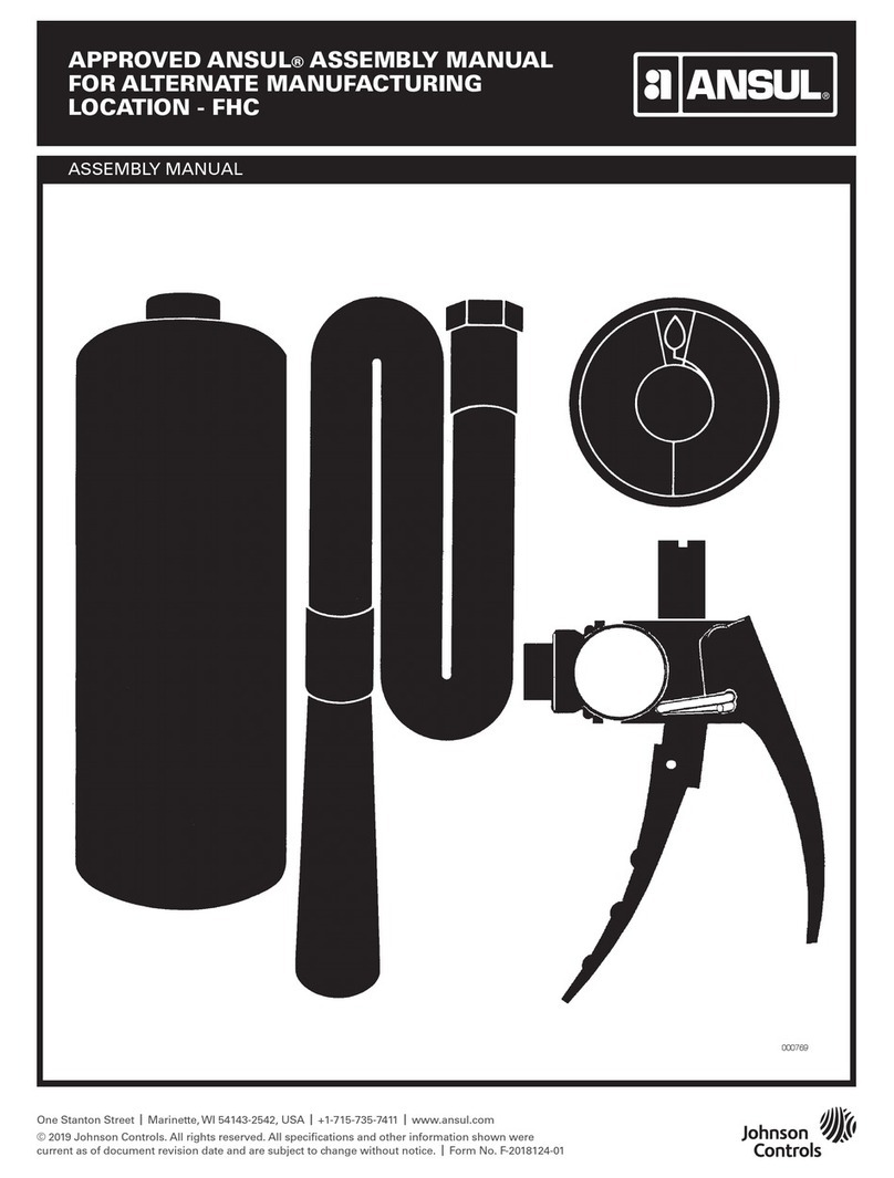 Johnson Controls ANSUL CD05A-1 User manual