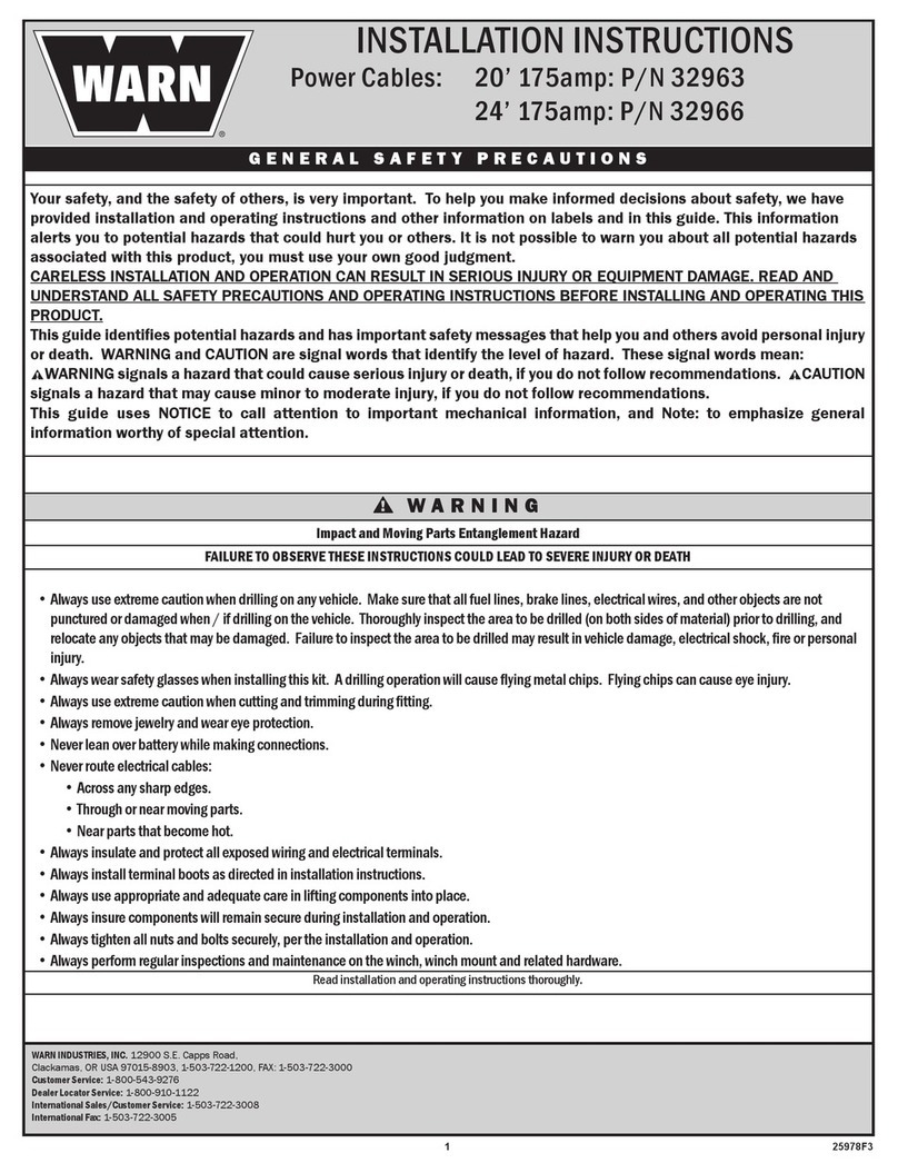 Warn 32963 installation instructions