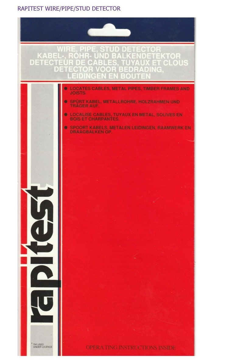 RAPITEST WPS 115 manual
