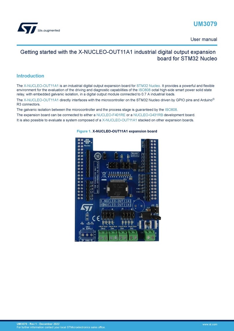 ST X-NUCLEO-OUT11A1 User manual ST X-NUCLEO-OUT11A1 User manual