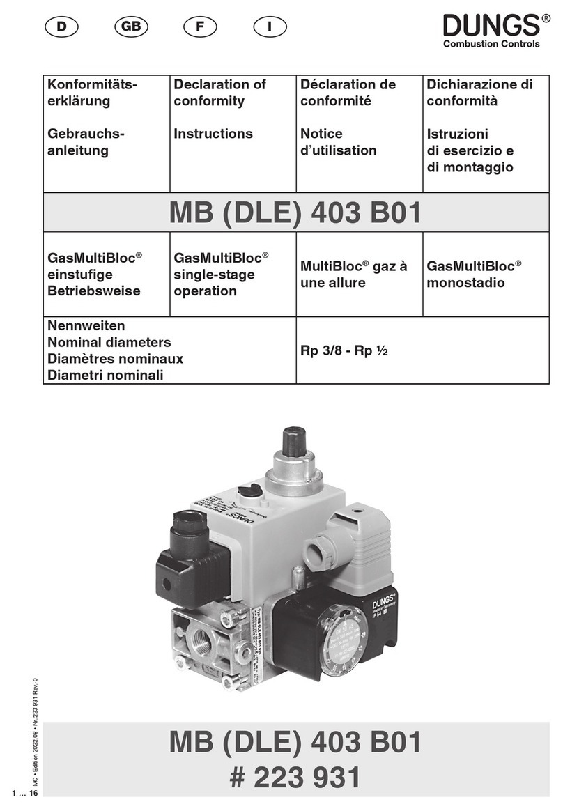 Dungs GasMultiBloc MB 403 B01 Series instructions