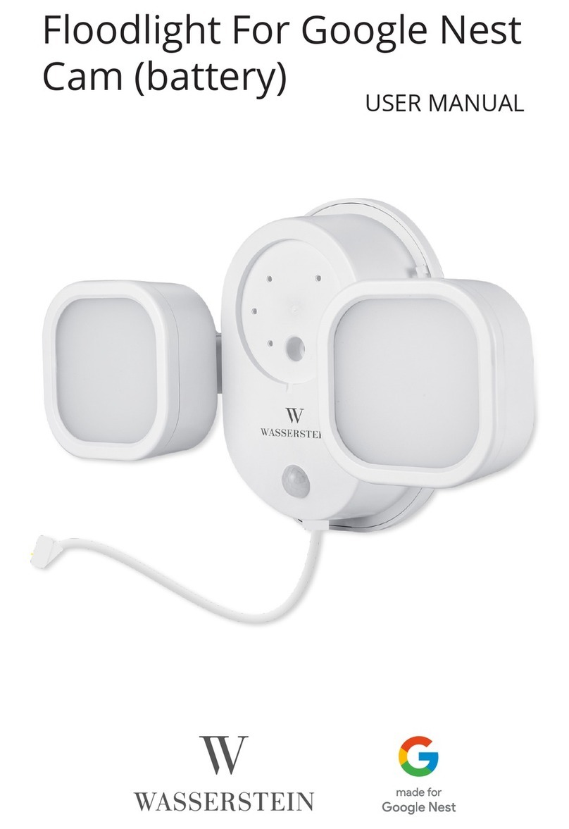 Wasserstein Floodlight For Google Nest Cam User manual Wasserstein Floodlight For Google Nest Cam User manual