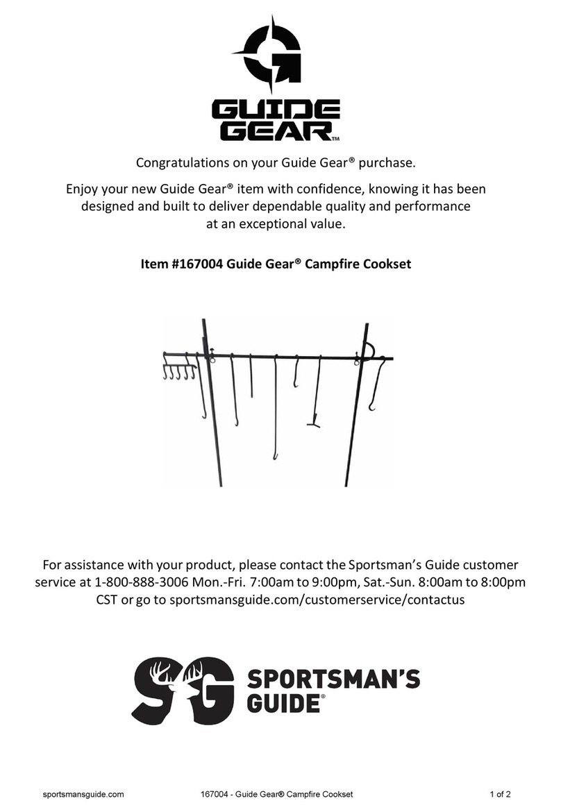 Guide Gear 167004 quick start guide